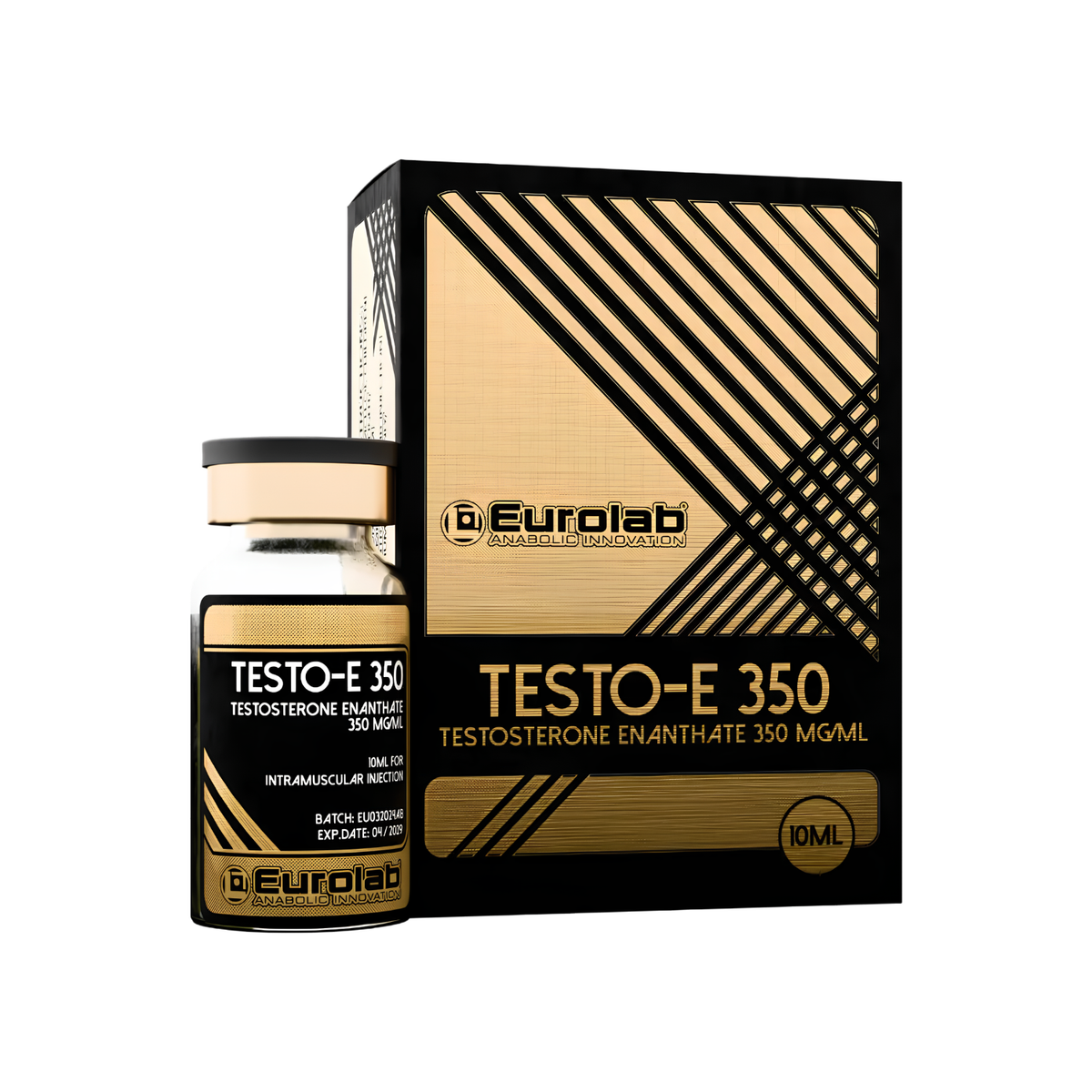 Eurolab Testo E-350  / Testosterona Enantato 350 mg/10 Ml / Vial