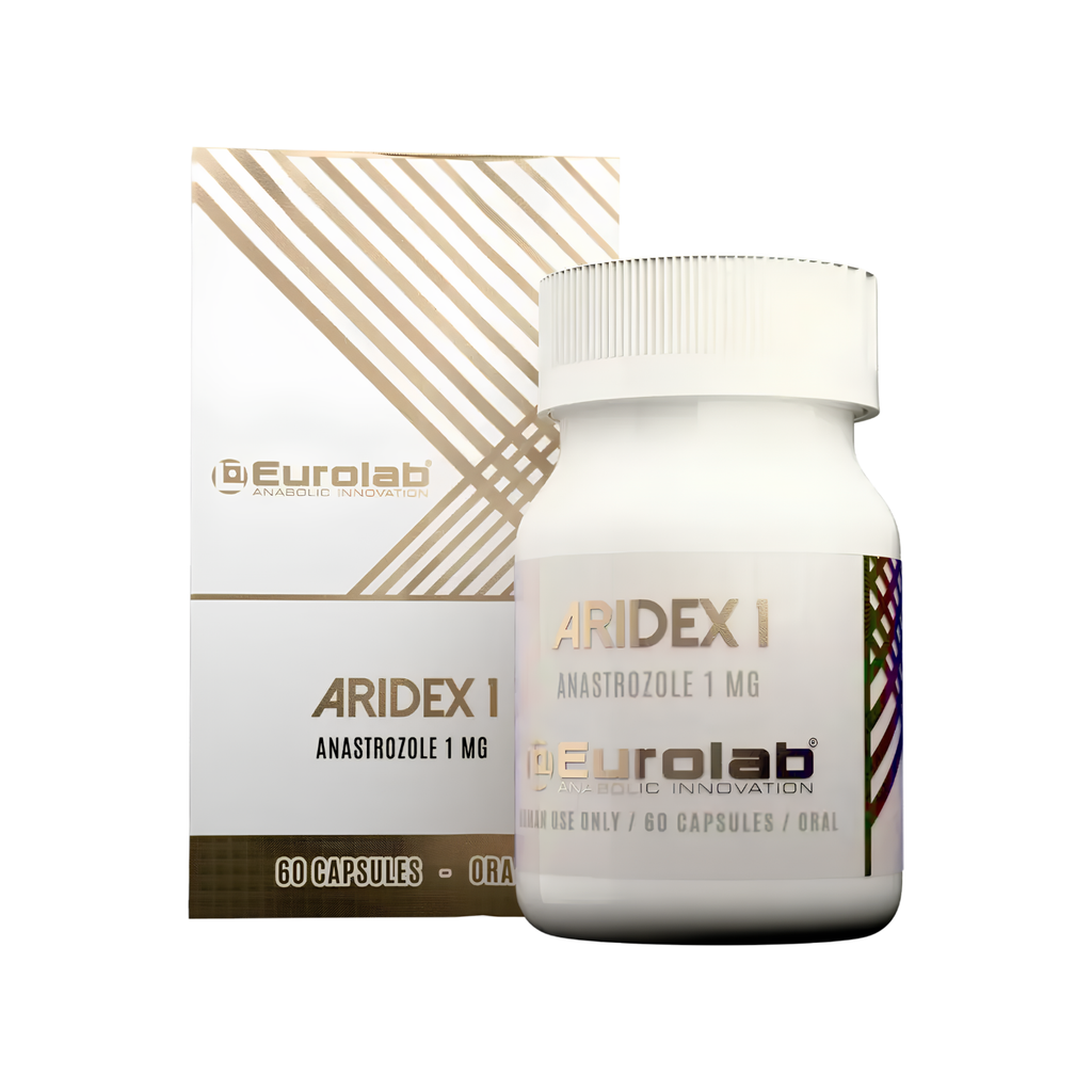 Eurolab Aridex 1  / Arimidex Anastrozol 1mg / 60 Cápsulas / Oral