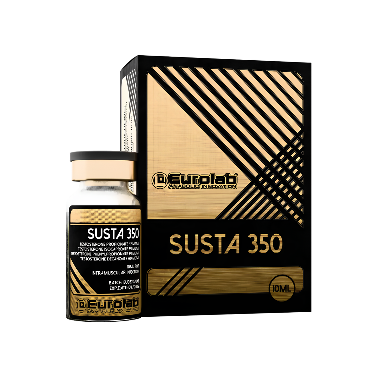 Eurolab Susta 350  / Sustanon Mezcla de Testos 350mg /10 Ml / Vial
