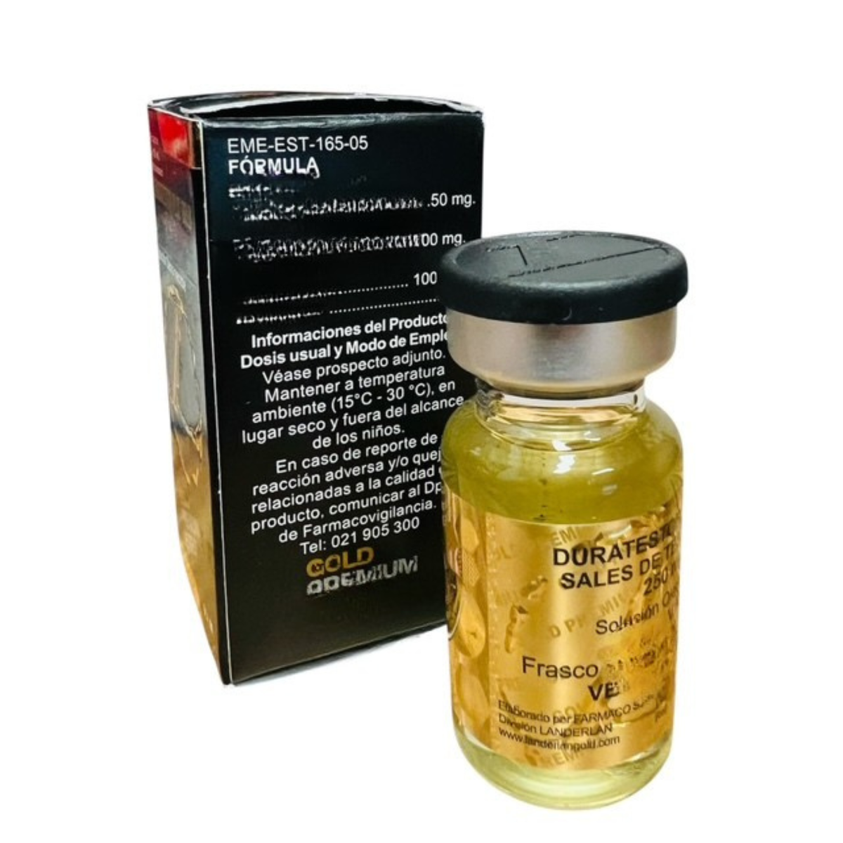 Landerlan Durateston Plus Gold (Sostenon) 250mg / 10ml Sales de Testosterona