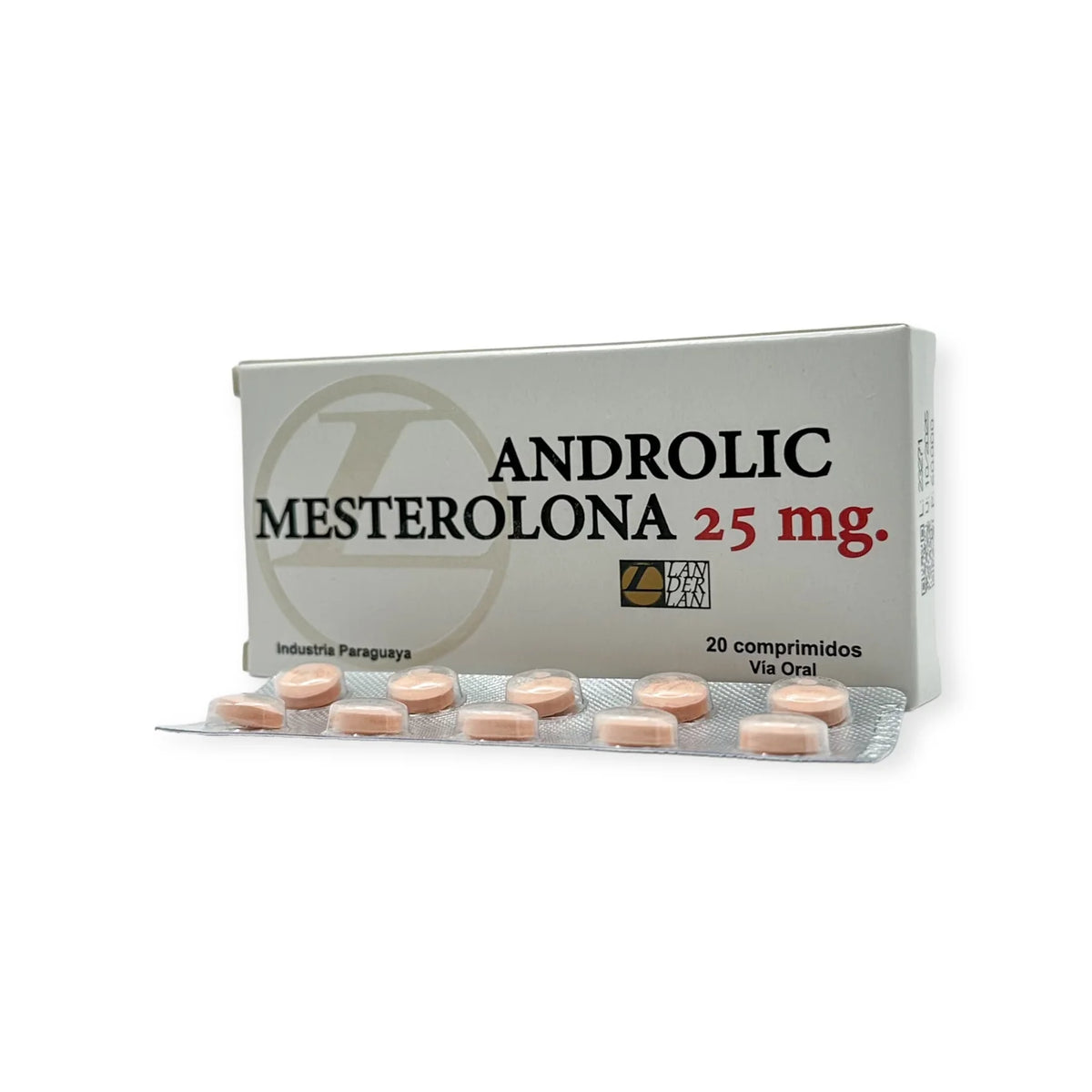 Landerlan Androlic Mesterolona (Proviron) 25mg 20 Comprimidos