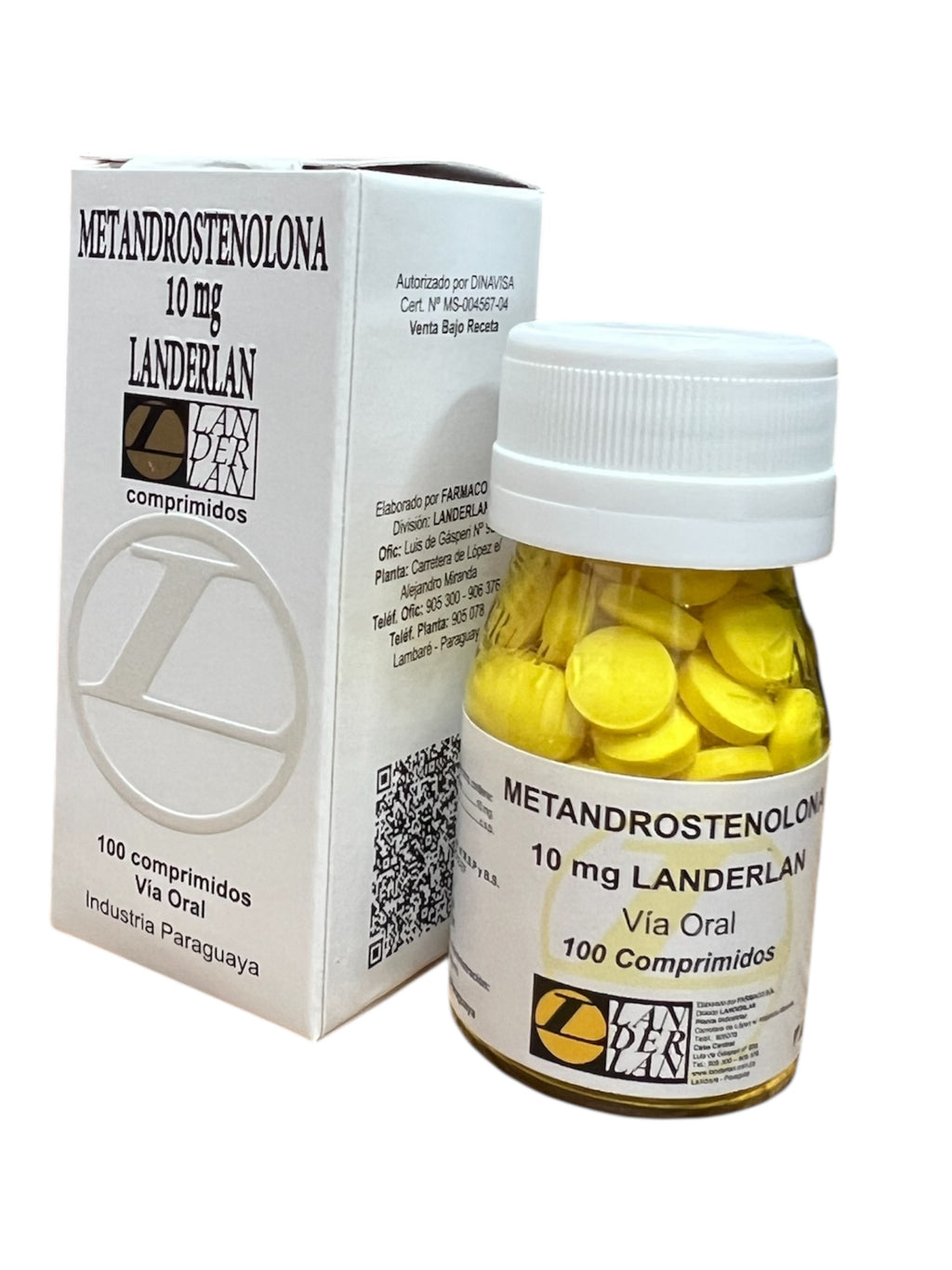 Landerlan Dianabol Metandrostenolona 10mg 100 Comprimidos