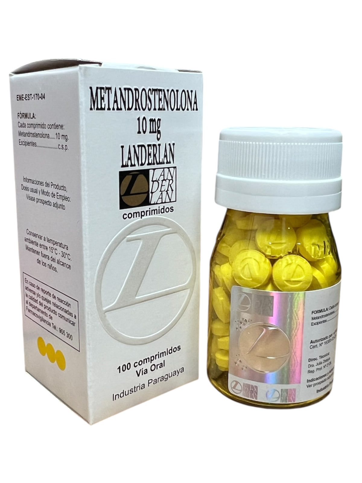 Landerlan Dianabol Metandrostenolona 10mg 100 Comprimidos