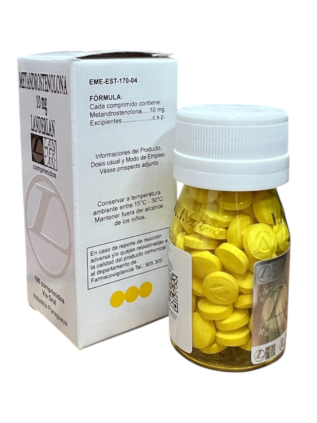 Landerlan Dianabol Metandrostenolona 10mg 100 Comprimidos