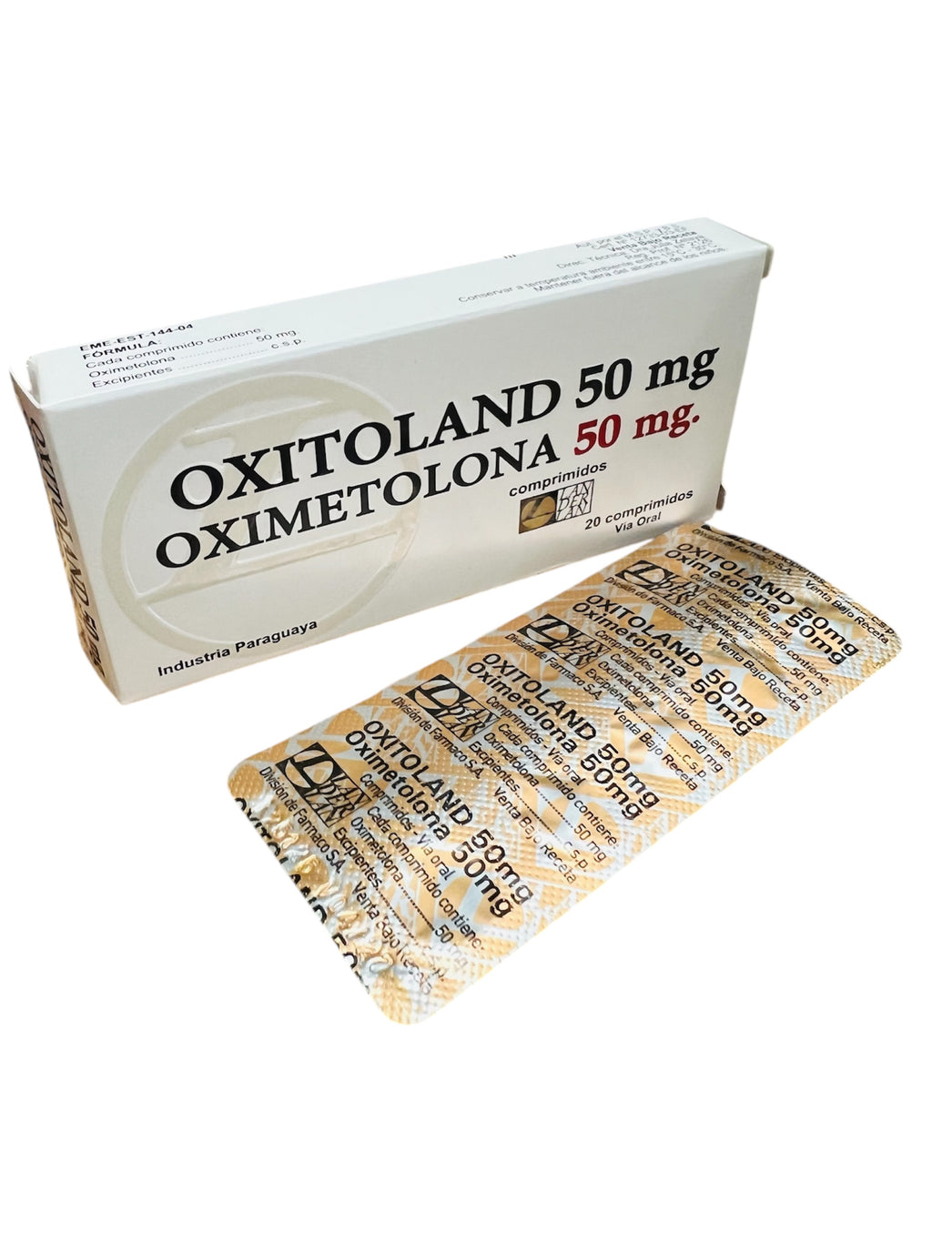Landerlan Oxitoland 50mg / 20 Comprimidos Oxy Anadrol Oximetolona