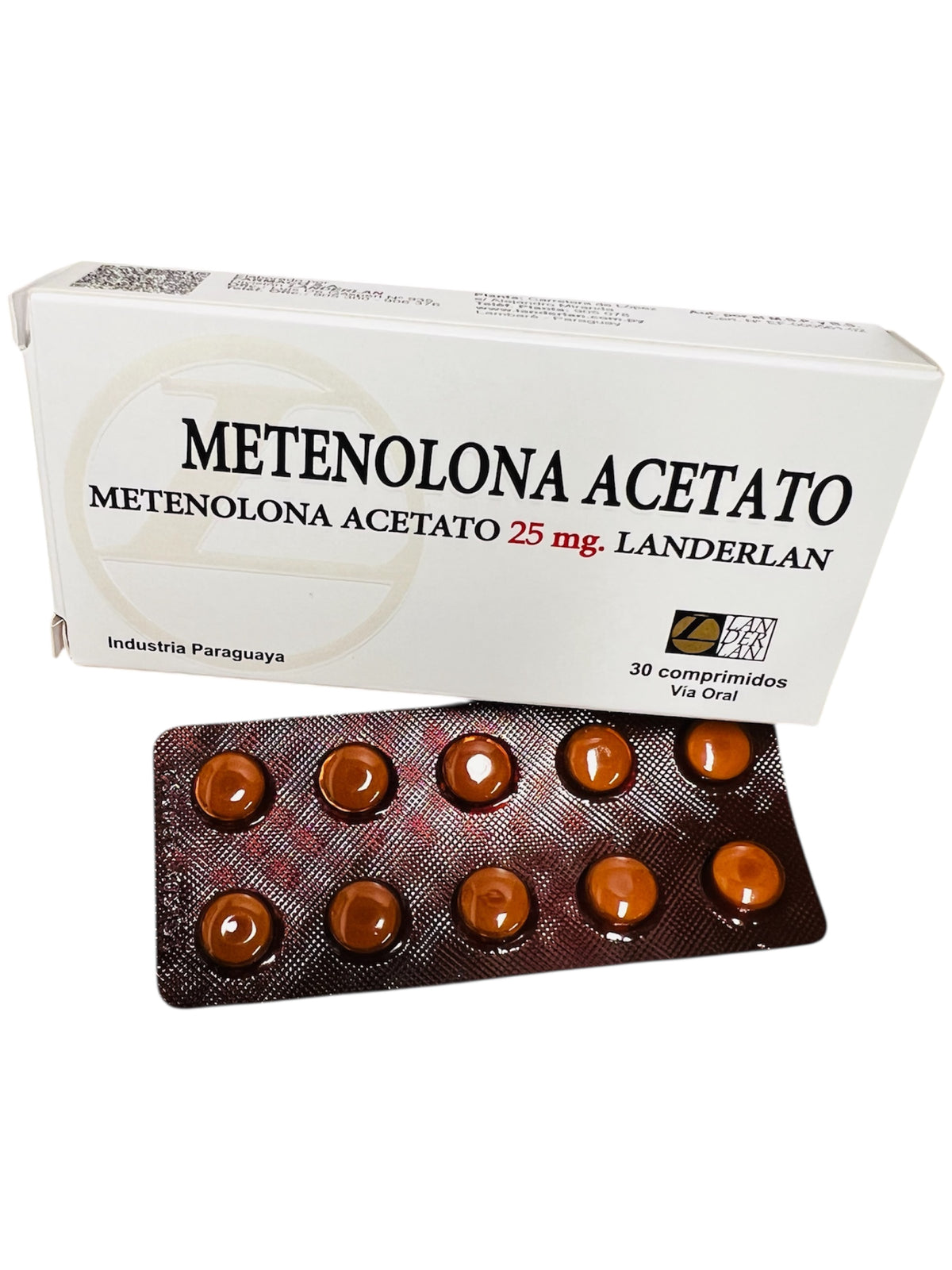 Landerlan Metenolona Acetato (Primobolan) 25mg /30 Comprimidos
