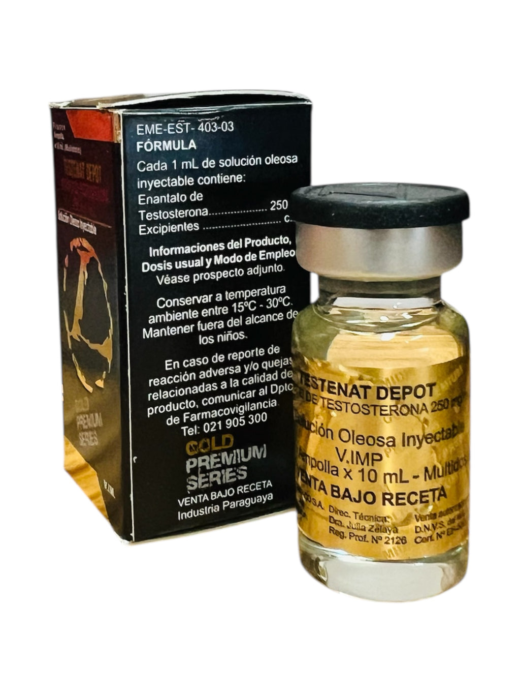 Landerlan Testenat Depot Testosterona Enantato 250mg / 10ml