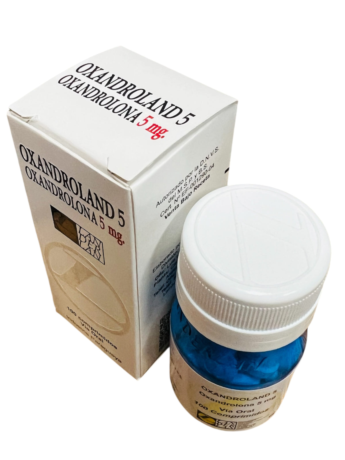 Landerlan Oxandroland 5mg 100 Comprimidos / Oxandrolona