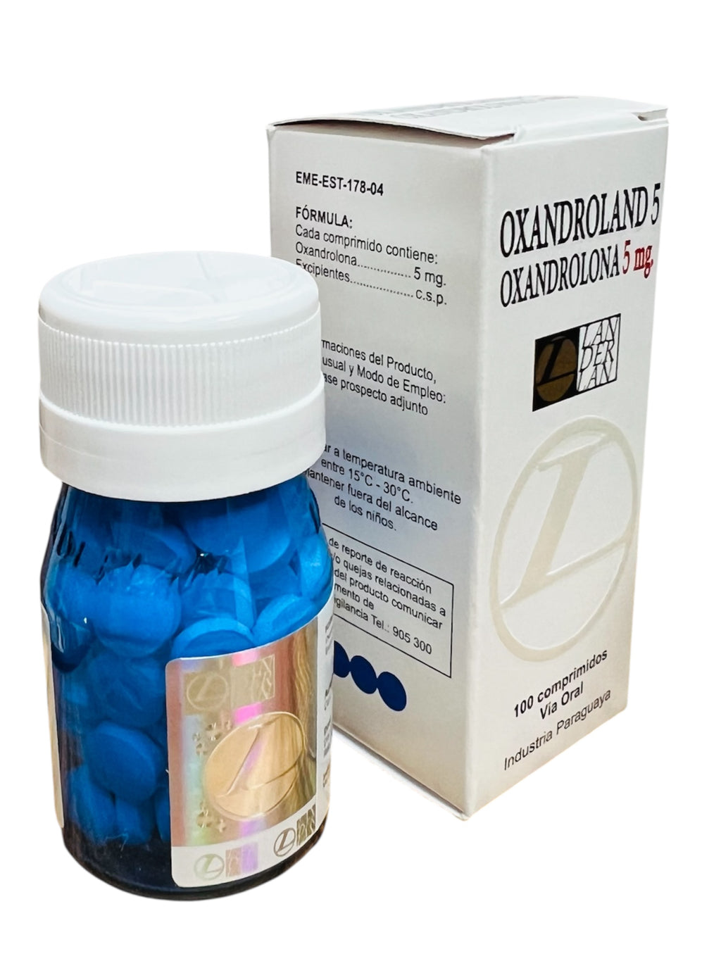 Landerlan Oxandroland 5mg 100 Comprimidos / Oxandrolona