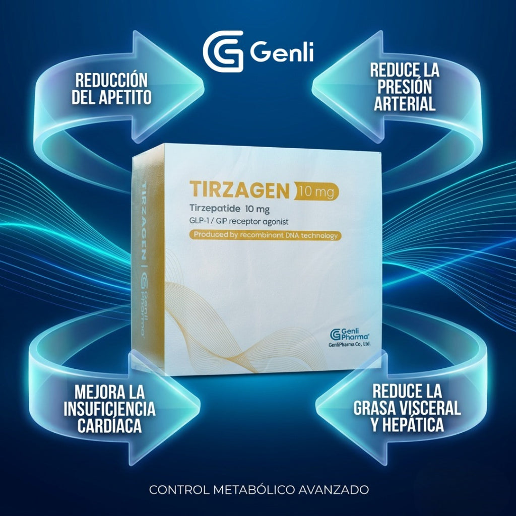 PEPTIDO TIRZAGEN TIRZEPATIDE 10MG /ML GENLI PHARMA