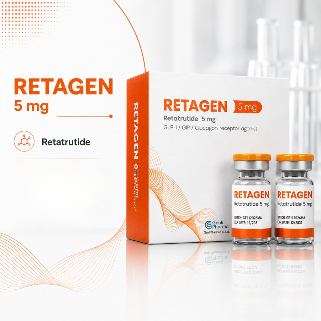 PEPTIDO RETAGEN RETATRUTIDE 5MG /ML GLP-1 GENLI PHARMA
