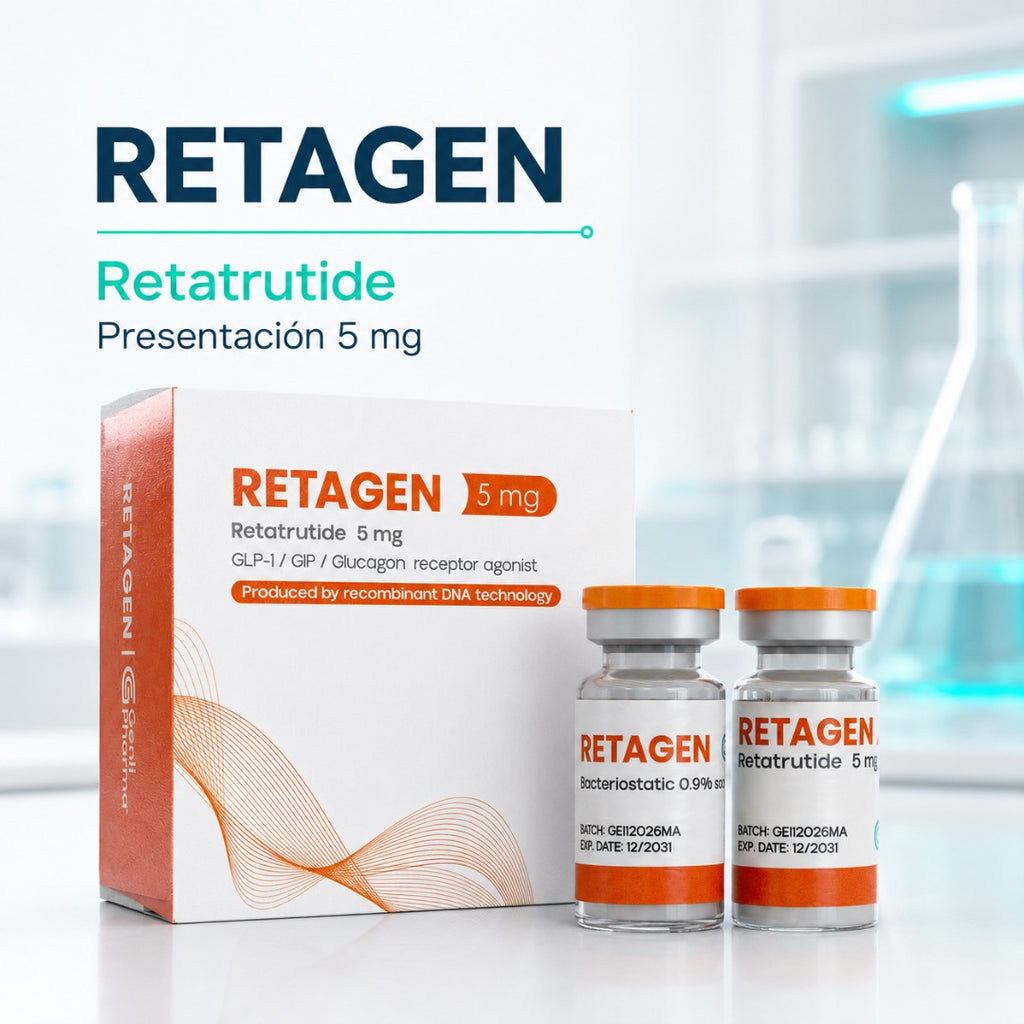 PEPTIDO RETAGEN RETATRUTIDE 5MG /ML GLP-1 GENLI PHARMA